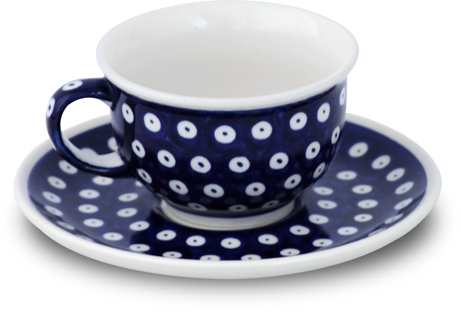 Cappuccino-Set Aus Hotelporzellan (0,2 L) – Tasse + Untertasse, Weiß, Italia