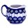 Spherical cream jug 0.25 litres with handle decor 8