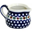 Large cream jug 0.40 litres with handle decor 41