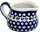 400 ml Milchkännchen Sahnekännchen Ø14,4 cm, H 8,0 cm – klassisch kompakt, gedrungen, Dekor 41