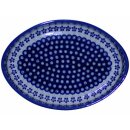 Oval baking dish decorated in the decor 166a