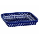 Baking dish in rectangular format with nice decor 166a