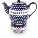 Large tea or coffee pot 1.5 litres with warmer and a elongated spout in the decor 166a