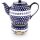 Large tea or coffee pot 1.5 litres with warmer and a elongated spout in the decor 166a
