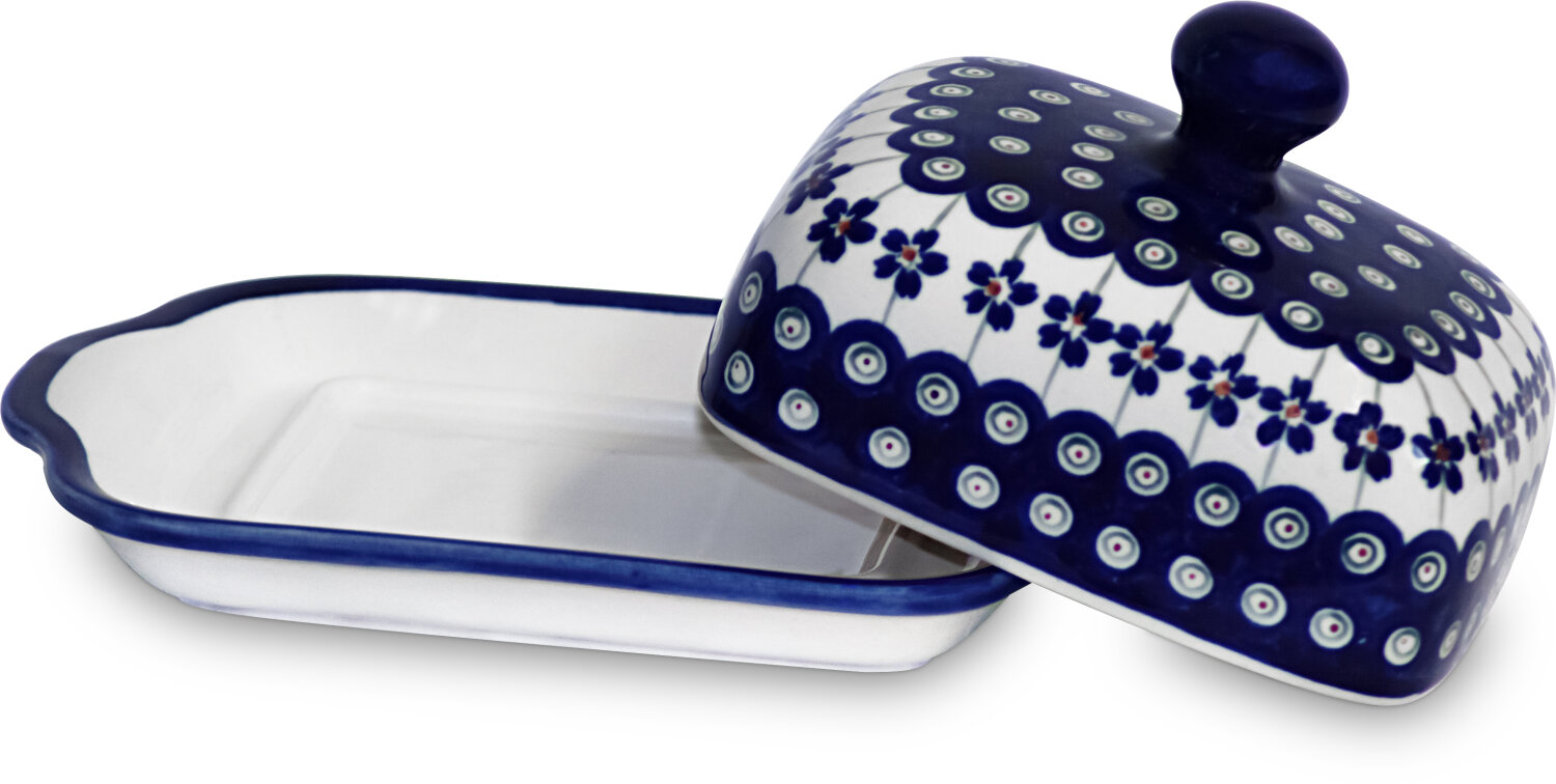 Traditional Butter Dish in Decor 166a, 29,99
