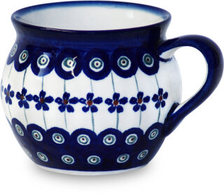 Large sphere mug with a capacity of 0.35 litres what is also called bohemian cup in the decor 166a