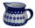 400 ml Milchkännchen Sahnekännchen Ø14,4 cm, H 8,0 cm – klassisch kompakt, gedrungen, Dekor 166a