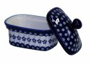 Margarinedose / Butterdose mit Deckel für 250g, Dekor 166a