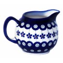 Spherical cream jug 0.25 litres with handle decor 166a