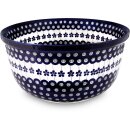 Beautiful big salad bowl which also is inside decorated...