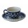 110 ml Mocha cup with saucer, Ø 10.2/14.2 cm, H 5.0/2.4 cm, Decor 8