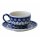210 ml cup with a saucer, Ø 9,8/16,00 cm, H 6,0/1,8 cm, pattern 8