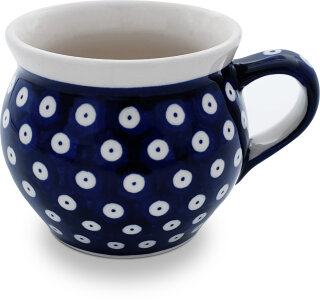 Large sphere mug with a capacity of 0.42 litres what is also called bohemian cup in the decor 42