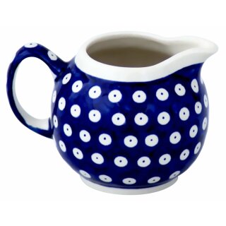 Spherical cream jug 0.25 litres with handle decor 42