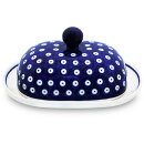 Modern oval butter dish in decor 42