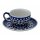 Coffee or tee cup with saucer in the decor 41