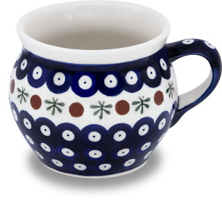 Large sphere mug with a capacity of 0.42 litres what is also called bohemian cup in the decor 41