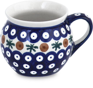 Large sphere mug with a capacity of 0.35 litres what is also called bohemian cup in the decor 41