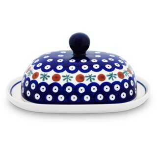 Modern oval butter dish in decor 41