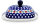 Oval butter dish for 250g (1 piece of butter) Pattern 41