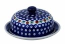 Ø15,5 cm Käseglocke / Butterdose für Rollbutter, praktischer Alltagsgröße, Dekor 41