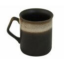 Modern Boleslawiec mug with square handles in the Decor...