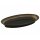 Simple oval serving tray in the decor zaciek