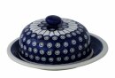 Große Ø 20,0 cm Käseglocke / Butterdose für Rollbutter, Dekor 8