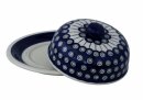 Große Ø 20,0 cm Käseglocke / Butterdose für Rollbutter, Dekor 8