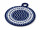 Big round Breakfast Cutting Board with Handle – Ø23.0x27,5 cm, Pattern 166a