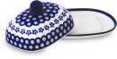 Oval butter dish for 250g (1 piece of butter) Pattern 166a