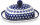 Oval butter dish for 250g (1 piece of butter) Pattern 166a