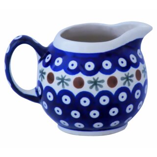 Spherical cream jug 0.25 litres with handle decor 41