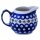 Spherical cream jug 0.25 litres with handle decor 41
