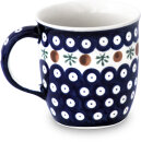 350 ml Coffee Mug – Bulbous Handled Mug with Wide...