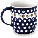 Bulgy mug with round handles in the decor 41