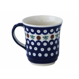 Curved formed mug with a capacity of 0.35 litres in the decor 41