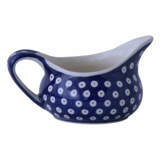 Modern sauce boat (sauces bowl) with handle - 0.45 litres - in decor 42