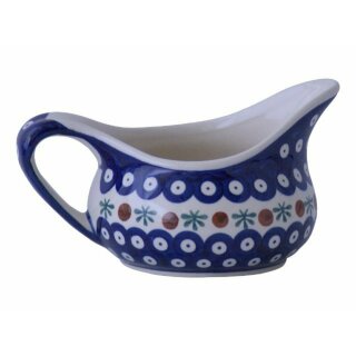Modern Sauce Boat (sauces bowl) with handle - 0.45 liter - in Decor 41