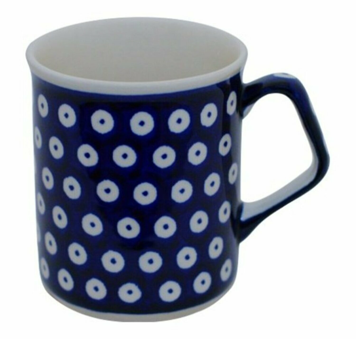Modern mug with square handles in the decor 42, 13,99