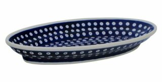 Simple oval serving tray in the decor 42
