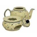 Traditional 1.0 litres teapot with a long spout and with...