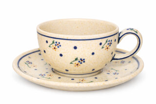 210 ml Tasse mit Untertasse, Ø 9,8/16,00 cm, H 6,0/1,8 cm, Dekor 111