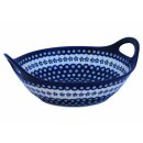 Round fruit bowl with handles decor 166a