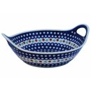 Round fruit bowl with handles decor 41