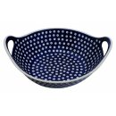 Round fruit bowl with handles decor 42