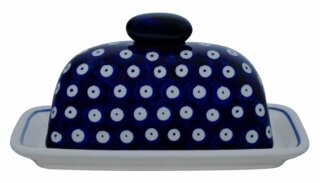 Butterdose für 100-125g Kräuterbutter, 19.1x11.1x 8.6 cm, Dekor 42