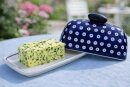 Butterdose für 100-125g Kräuterbutter, 19.1x11.1x 8.6 cm, Dekor 42