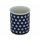 Bunzlauer Keramik Becher ohne Henkel / Zahnputzbecher, H = 9,2 cm, V = 0,25 Liter, Dekor 42