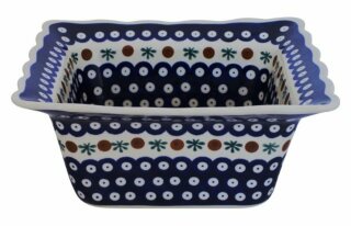 Square bowl 24x24cm h=10.5cm v=2.0 litres  decor 41